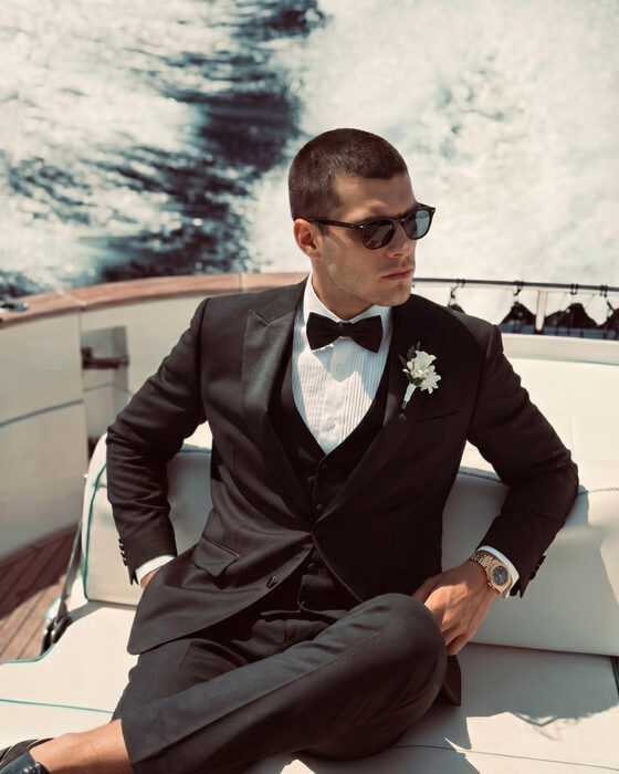 Smoking Slim Prada Preto
