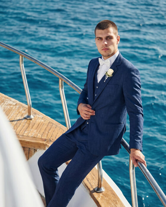 Terno slim indie blue